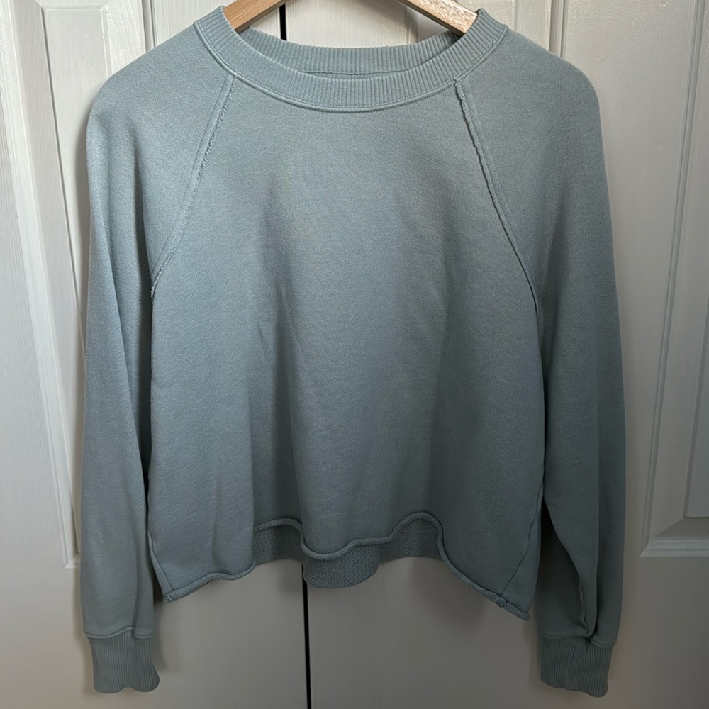 Cropped aerie crewneck
